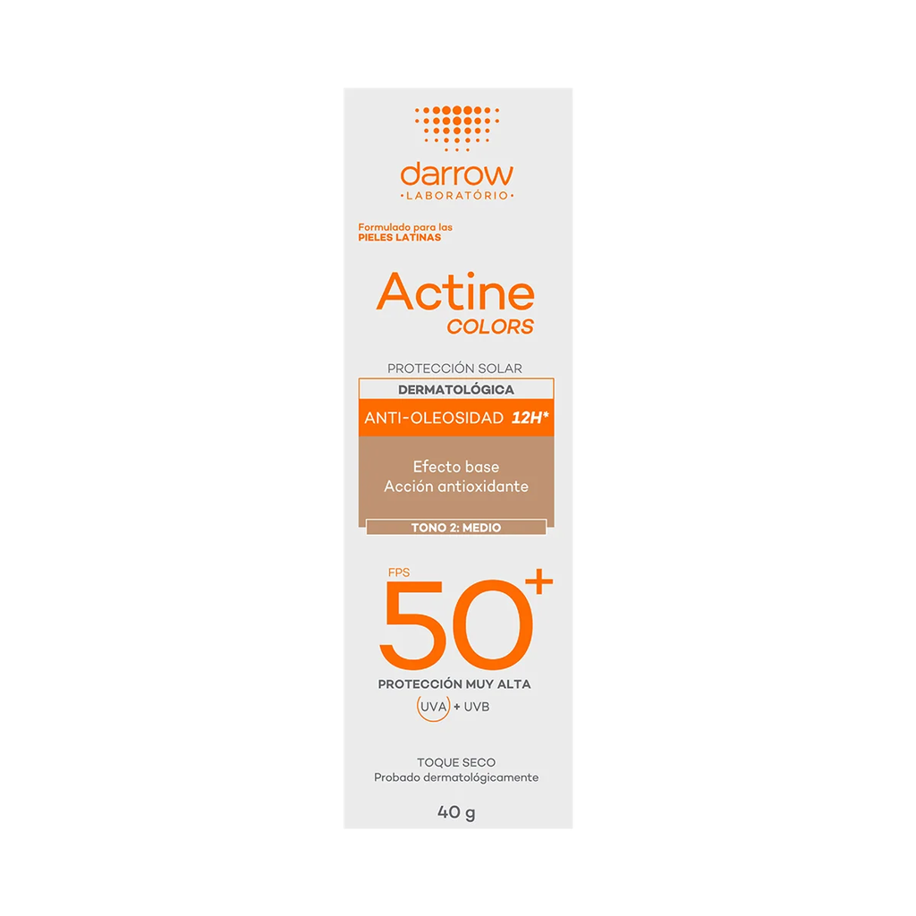 Darrow actine colors protector solar tono medio