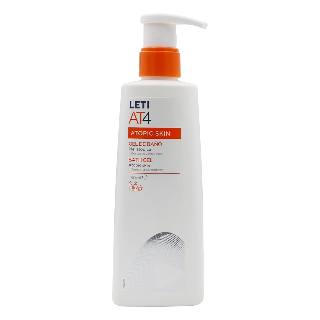 LETI AT4 Atopic Skin Gel de Baño 250 Ml