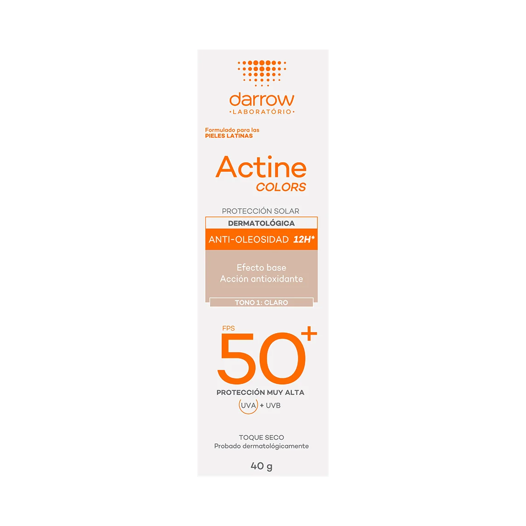 Darrow actine colors protector solar tono claro