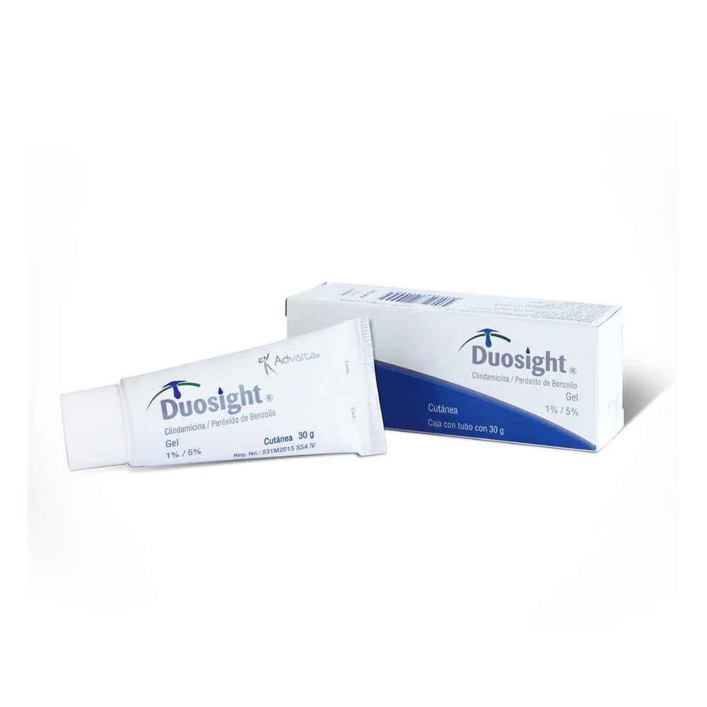 Duosight Gel Tubo 30 G (Peroxido de Benzoilo + Clindamicina Gel)